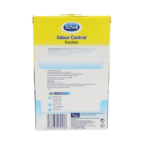 Scholl Odour Control Insoles 1pairs