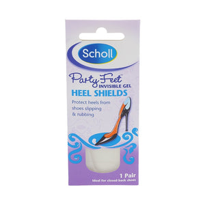 Scholl Party Feet Invisible Gel Heel Shields 1pairs