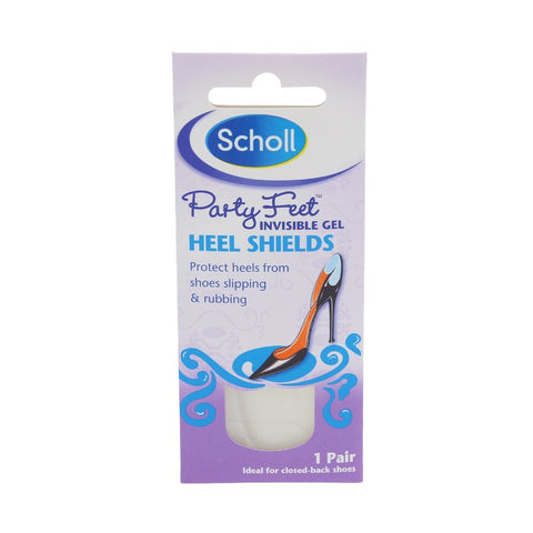 Scholl Party Feet Invisible Gel Heel Shields 1pairs