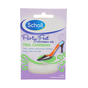 Scholl Party Feet Invisible Gel Heel Cushions 1pairs