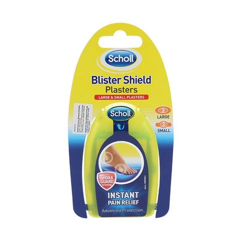 Scholl Blister Shield Plasters 3L+2S pcs