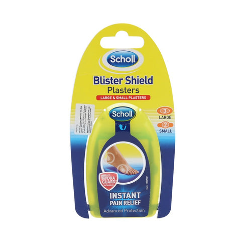 Scholl Blister Shield Plasters 3L+2S pcs