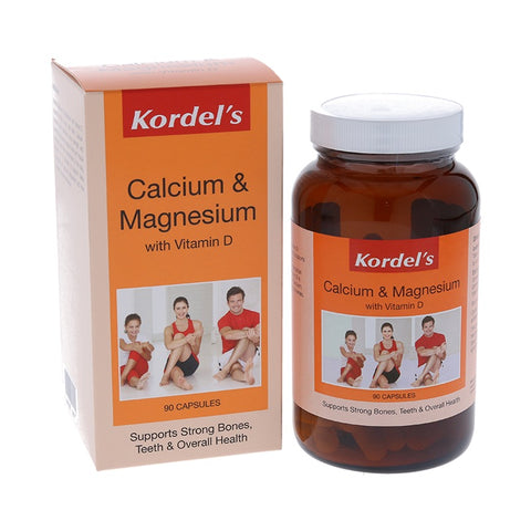 Kordel's Calcium & Magnesium + Vitamin D 90caps