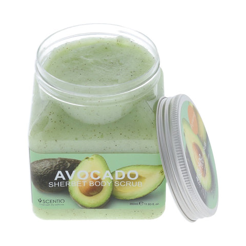 Scentio Avocado Brightening Sherbet Body Scrub 350ml