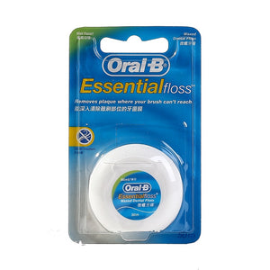 Oral B Essential Mint Waxed Floss 50m