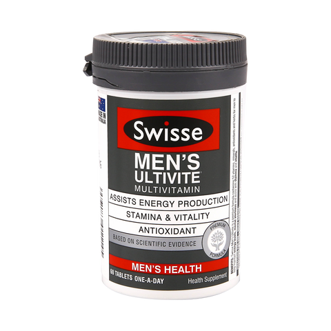 Swisse Men's Ultivite Multivitamin 60tabs