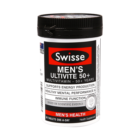 Swisse Men's Ultivite Mulitivitamin 50+ 60tabs