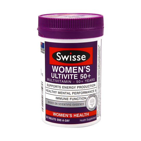 Swisse Women's Ultivite Multivitamin 50+  60tabs