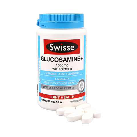 Swisse Ultiboost Glucosamine+  1500mg With Ginger 90tabs