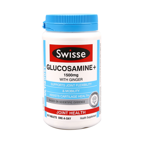 Swisse Ultiboost Glucosamine+  1500mg With Ginger 90tabs