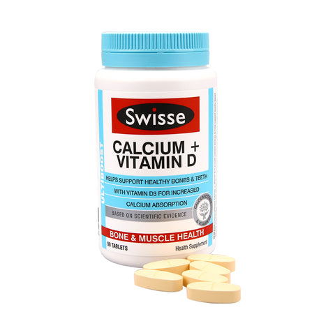 Swisse Ultiboost Calcium + Vitamin D 90tabs