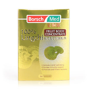 Borsch Med 100% Lingzhi Fruit Body Concentrate 60pcs