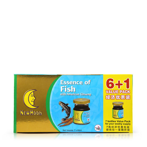 New Moon Essence of Fish with American Ginseng (6+1)x68ml