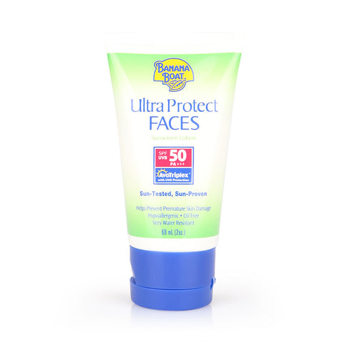 Banana Boat Ultra Protect Faces Sunscreen Lotion SPF 50 60ml