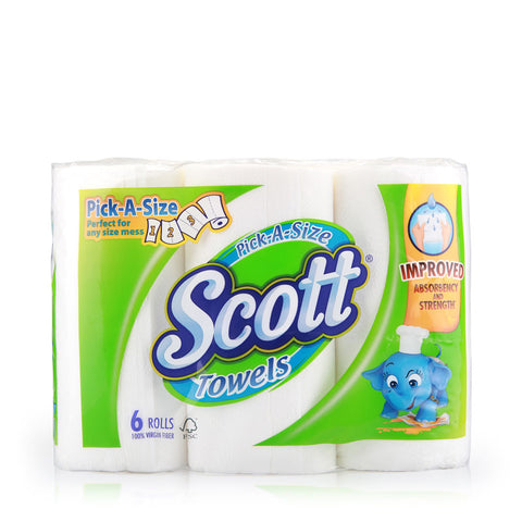 Scott Pick-A-Size Towels 6x50pcs