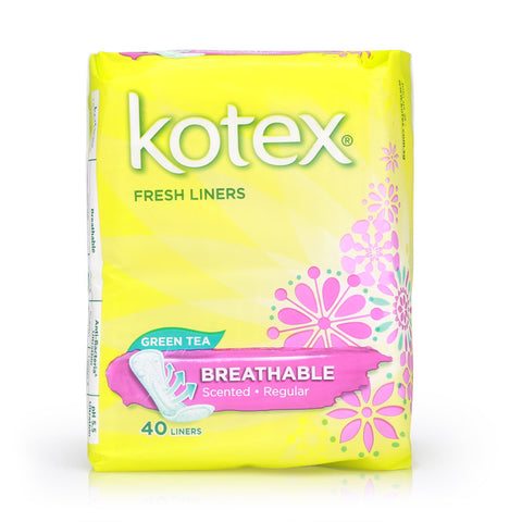 Kotex Fresh Liners Breathable Regular Scented 40pcs