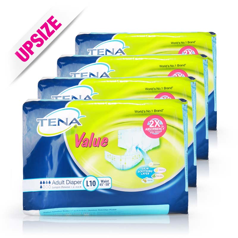 Tena Value L 10x4pcs