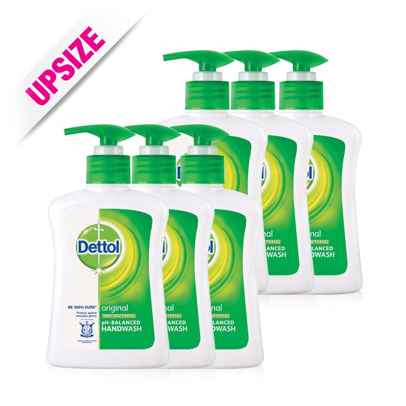 Dettol Original Liquid Hand Wash 3x250mlx2pack