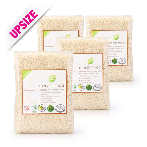 Fresh Rice Organic Brown Rice 1kg x4pcs