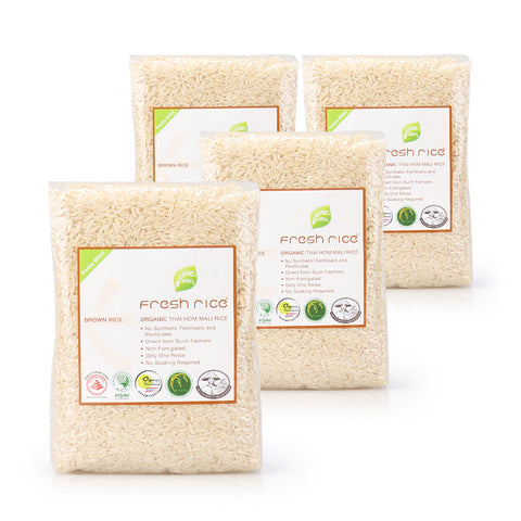 Fresh Rice Organic Brown Rice 1kg x4pcs