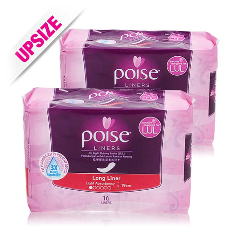 Poise Liners Long 16x2pcs