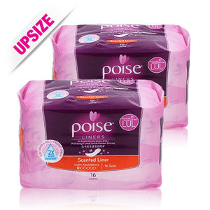 Poise Liners Scented 16x2pcs