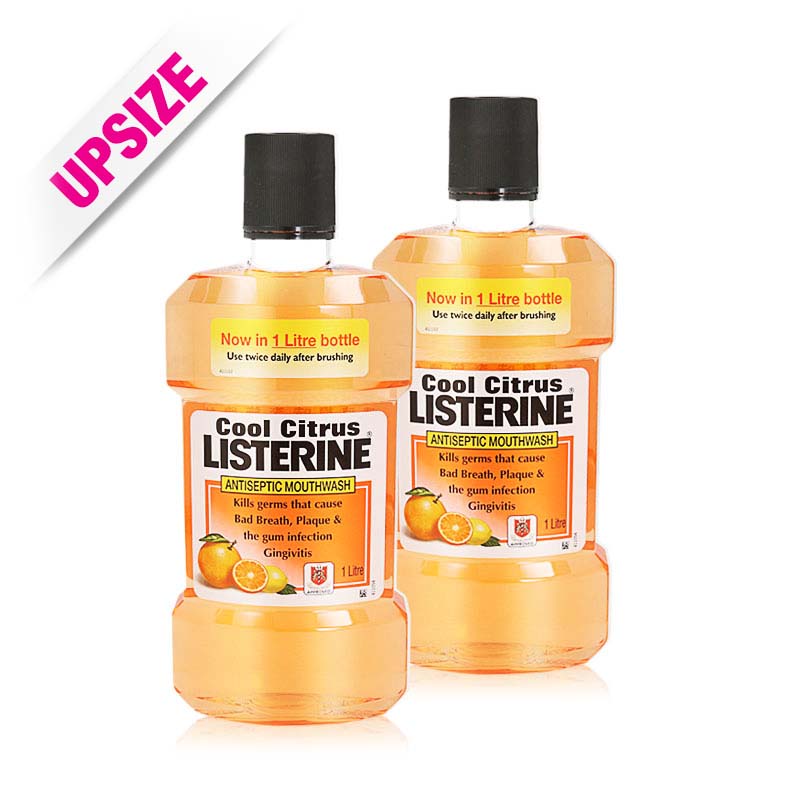 Listerine Cool Citrus 1000mlx2pcs