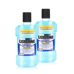 Listerine Bright & Clean 1000mlx2pcs