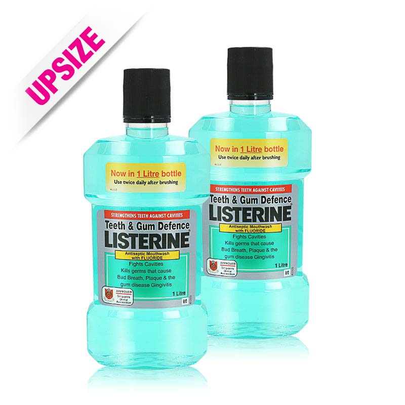 Listerine Teeth & Gum Defense 1000mlx2pcs