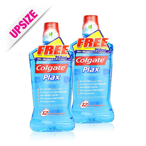 Colgate Plax Peppermint Mouthwash 1Ltrx2pcs