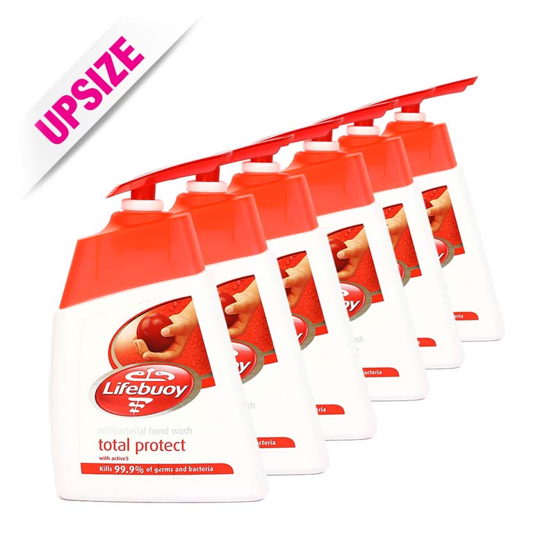 Lifebuoy Antibacterial Hand Wash Total Protect 200mlx6pcs