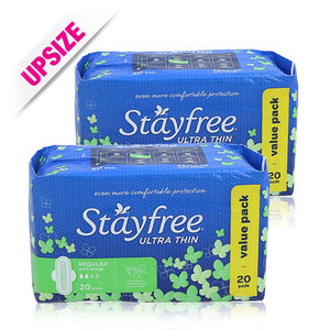 Stayfree Ultra Thin Regular Cottony Soft 20pcsx2