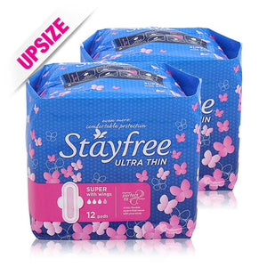 Stayfree Ultra Thin Super Cottony Soft 12pcsx2