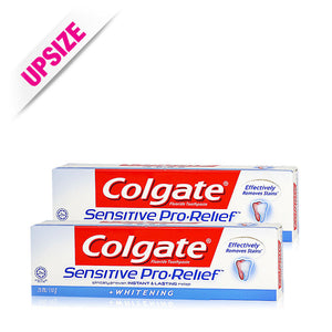 Colgate Sensitive Pro-Relief Whitening Fluoride Toothpaste 110gX2