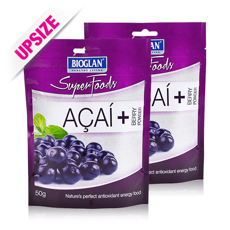 Bioglan Superfoods Acai + Berry Powder 50gX2