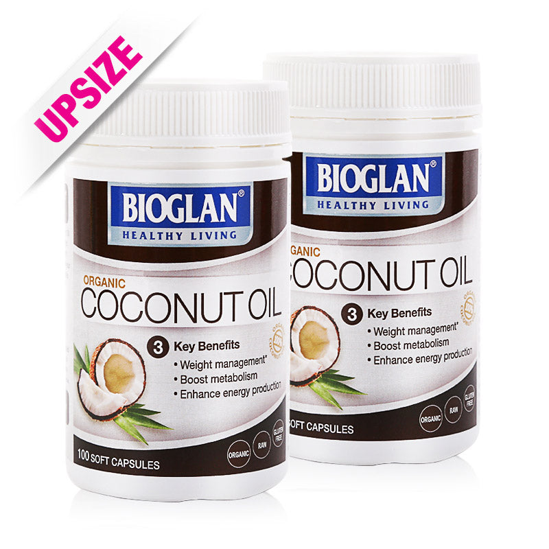 Bioglan Superfoods Coconut Oil 100capsX2