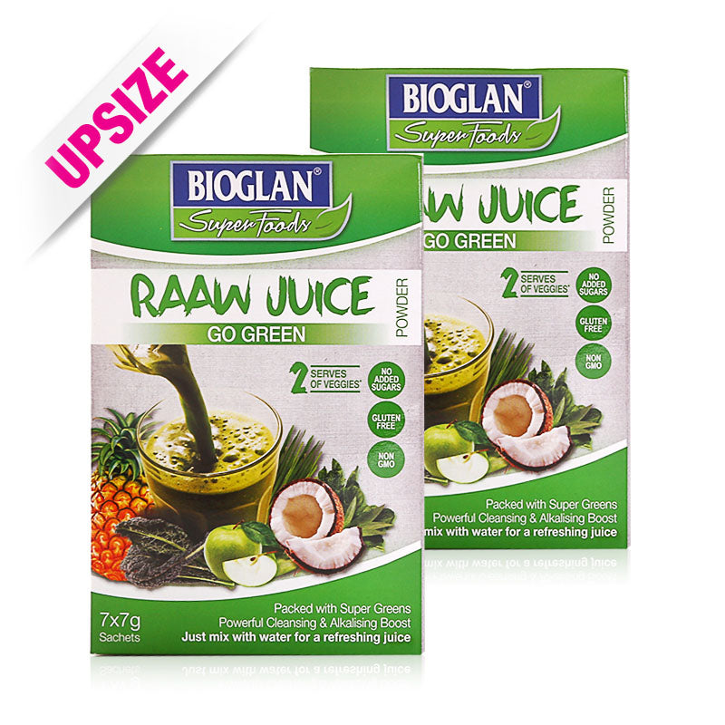 Bioglan Superfoods Raaw Juice Green 7x7gx2