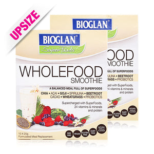 Bioglan Superfoods Wholefood Smoothie Vanilla 10x20gX2