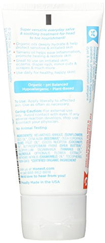 The Honest Company Healing Balm Soothing Protection & Relief for Sensitive Skin & Diaper Rash,3 oz.