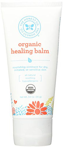 The Honest Company Healing Balm Soothing Protection & Relief for Sensitive Skin & Diaper Rash,3 oz.