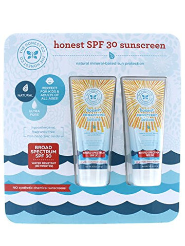 The Honest Company Honest Sunscreen Lotion SPF 30 2-pack 3.0oz