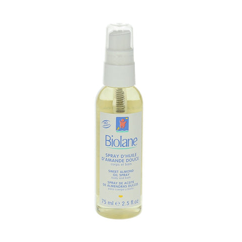 Biolane Sweet Almond Oil Spray 75ml