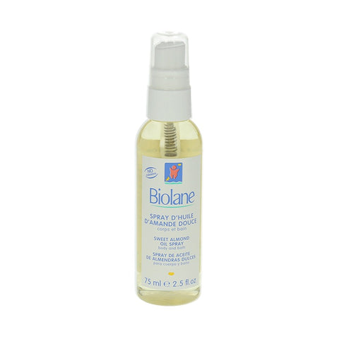 Biolane Sweet Almond Oil Spray 75ml