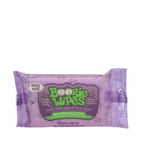 Boogie Wipes Grape Scent 10sheets