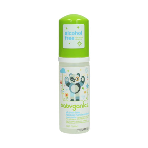 Babyganics Foaming Hand Sanitizer-Unscented 50ml