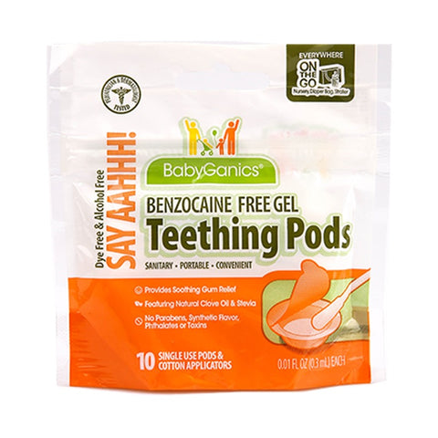 Babyganics Teething Gel Pods 10sheets