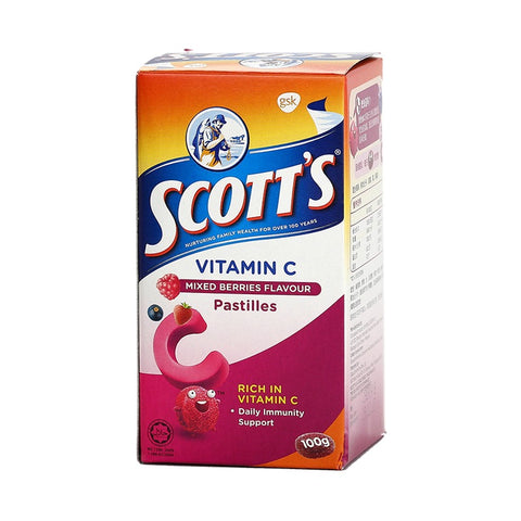 Scotts Vitamin C Pastilles Mixed Berries 50pcs