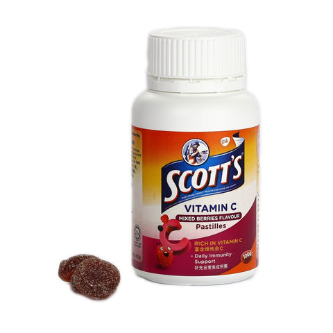 Scotts Vitamin C Pastilles Mixed Berries 50pcs