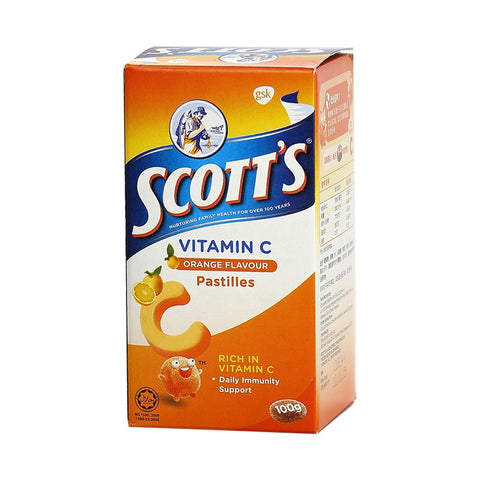 Scotts Vitamin C Pastilles Orange 50pcs