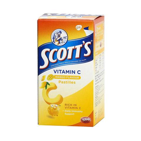 Scotts Vitamin C Pastilles Mango 50pcs